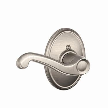 Imagem de Coleção Schlage Wakefield de alavanca decorativa com acabamento de mão esquerda, Satin Nickel