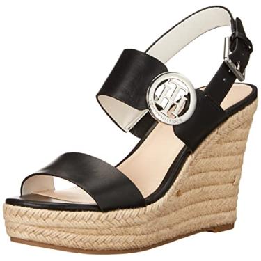 Imagem de Tommy Hilfiger Sandália feminina Kahdy, Preto, 38
