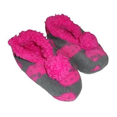 Imagem de Hello Kitty Little Girls' Pom Slippers (13/1) Grey/Pink