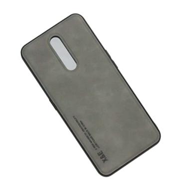 Imagem de Kepuch Silklike Capa para Oppo A9/F11/A9X - Case Placa de Metal Embutida para Oppo A9/F11/A9X - Cinza