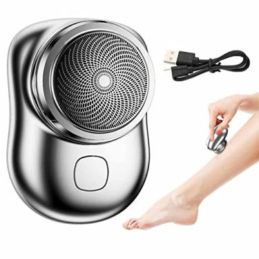 Imagem de Barbeador elétrico masculino | Removedor de cabelo de barbear masculino seguro | Barbeador de bolso leve, lavável USB recarregável Barbeador de barba portátil Aparador de cabelo Sritob