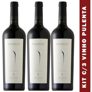 Imagem de Vinho Argentino Tinto Pulenta Estate I Malbec Kit C/3 750ml