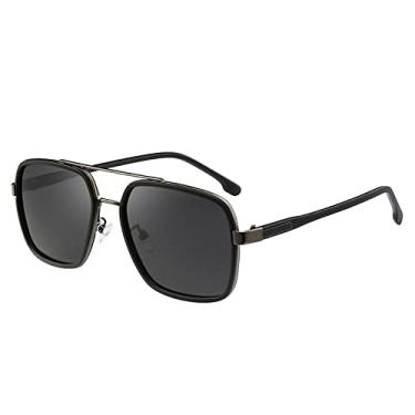 Imagem de Óculos de sol polarizados com armação Metail Óculos de sol masculinos que mudam de cor Visão masculina Dirigir pesca, 1, tamanho único
