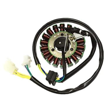 Imagem de Conjunto de bobina de estator Magneto de 18 polos Gazechimp para Suzuki GN250 ATV Scooter Dirt Bike