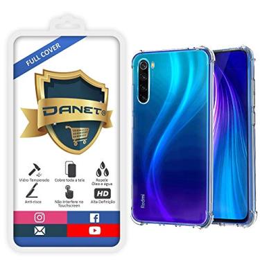Imagem de Kit Capa E Pel�cula Para Xiaomi Redmi Note 8 Tela De 6.3Polegadas Capinha Case Transparente Air Anti Impacto e Pel�cula De Vidro Temperado 3d