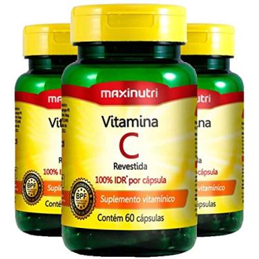 Imagem de Vitamina C - 3 unidades de 60 cápsulas - Maxinutri