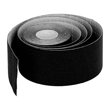 Imagem de BTIHCEUOT Fita para levantar os seios, fita push-up para mamilo, capa para mamilo, fita adesiva para mamilo, cobertura para mamilo, costas nuas, sem alças, para vestidos de baixo V (preto)