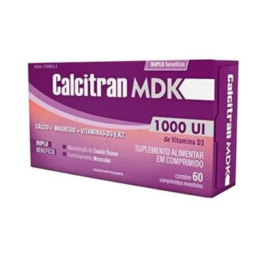 Imagem de Calcitran Mdk Vitaminas D3 E K2 60 Comprimidos - Fqm