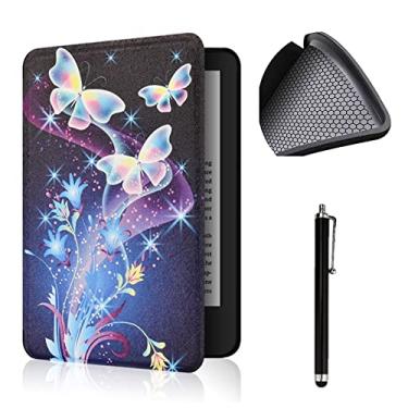 Imagem de enoxboo Capa apenas para Kindle de 11ª geração de 6 polegadas versão 2022 (modelo nº: C2V2L3), capa não adequada para Kindle Paperwhite 11, inclui uma caneta de tela sensível ao toque