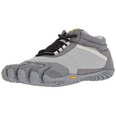 Imagem de Vibram Five Fingers Tênis feminino para trilha com isolamento térmico Trek Ascent, Cinza, 6.5-7
