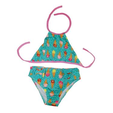 Imagem de Biquini infantil - Top e calcinha estampado