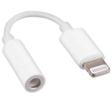 Imagem de Cabo adaptador pra Fone Iphone 7 e 8 Plus X Saida Fone P2