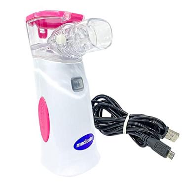 Imagem de Medicate Inalador Rede Vibratória Mesh Colors Rosa - Md4400 Rs Rosa