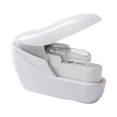 Imagem de CIADAZ Mini grampeador seguro portátil sem grampos sem grampos 4 folhas capacidade para encadernação de papel loja escola escritório suprimentos domésticos