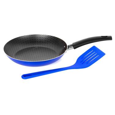 Imagem de Frigideira Multiflon Color Pop Antiaderente Ultra 7 Azul - 24 cm