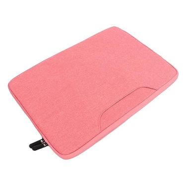 Imagem de Capa para Laptop, Multicamadas de 14,1 a 15,4 Polegadas, Bolsa de Mão para Notebook Com Alça para Viagens (Rosa)