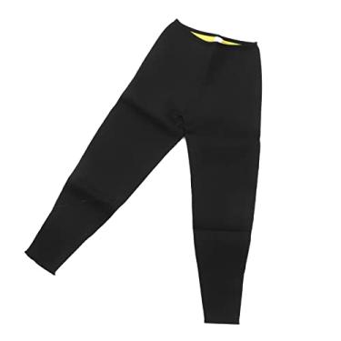 Imagem de Calças de Ioga Fitness Calças Leggings de Treino para Controle de Barriga Modelagem do Corpo Sem Costura para Levantar o Quadril Calças de Corrida Confortáveis ​​para Homens (XXXXL)