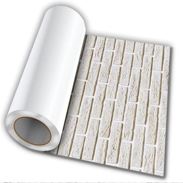 Imagem de Adesivo Autocolante Tijolo Branco 50Cmx50Cm Modelo 2