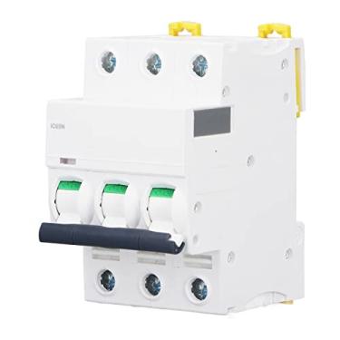 Imagem de Disjuntor 3P, Disjuntor Miniatura, Montagem de Fácil Desmontagem Proteção de Circuito Com Montagem Em Trilho Din Carga 3P, Disjuntores Miniatura (6A)
