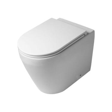 Imagem de Kit Vaso Sanitário Convencional e Assento Soft Close Vulcano Acqua Brasil Branco