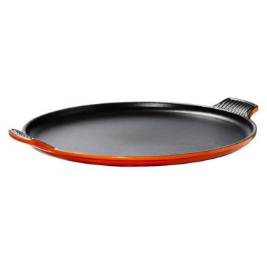 Imagem de Forma para Pizza Ferro Esmaltado 32 cm Vermelho Le Creuset