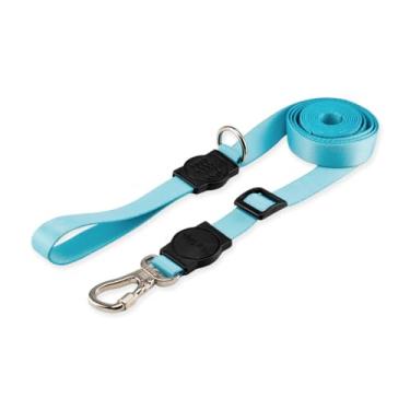 Imagem de Dog Trip Brasil Coleira Guia Retrátil Metros Para Cães Cachorro Adestramento Passeio Porte Grande Médio Pequeno (M, Wave)