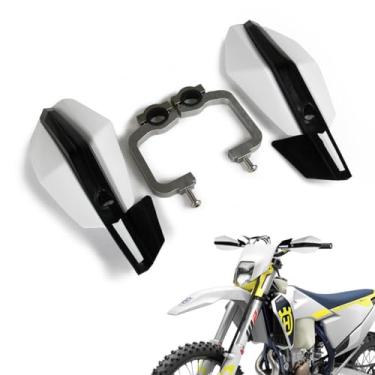 Imagem de Protetor de mão POWERPARTS Enduro motocross branco compatível com Husqvarna TX FC FE TE TC FX 125/250/300/350/450/501/501S protetor de mão - 25102082044AB