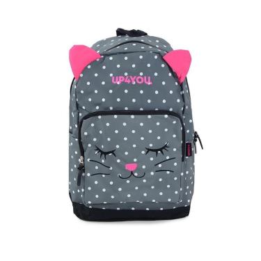 Imagem de Mochila Escolar Feminina Luxcel Up4you Gatinho - MS466-Feminino