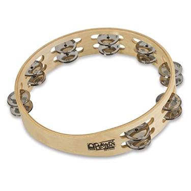 Imagem de Toca Pandeiro de madeira T1090, Instrumento de Percussão, Fileira Dupla de 22,8 cm