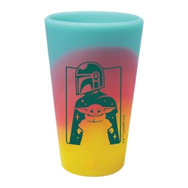 Imagem de WinCraft Copo de silicone de 473 ml Star Wars Mandalorian Mando Grogu
