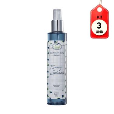 Imagem de Kit C/03 Giovanna Baby Blueberry Body Splash Desodorante 260ml