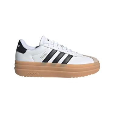 Imagem de adidas Tênis feminino VL Court 3.0, Branco/preto/bege maravilha, 36