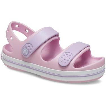 Imagem de Crocs Sandália infantil Crocband Cruiser, bailarina/lavanda, 7 crianças pequenas