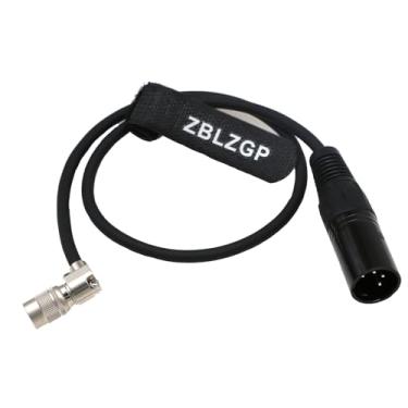 Imagem de ZBLZGP Cabo de alimentação XLR macho de 4 pinos para Hirose macho de 12 V CC para Sony Panasonic câmara LCD TVlogic Monitor