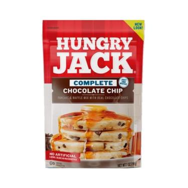 Imagem de Massa Para Panquecas E Waffles Mix com Gotas de Chocolate Hungry Jack Chocolate Chip 198g