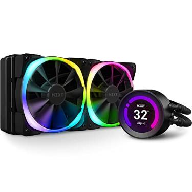 Imagem de Water Cooler NZXT Kraken Z53, Display LCD, Preto, 240mm, fans RGB - RL-KRZ53-R1 (NOVO - Inclui fans AER RGB 2)