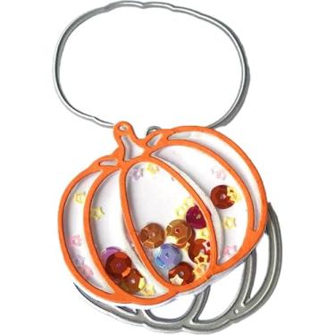 Imagem de Abóbora de Halloween para fazer cartões, moldes de corte de metal de Halloween, parabéns, corte, aniversário, estampagem, estêncil, para decoração de scrap-booking, cartão de bênção de aniversário de