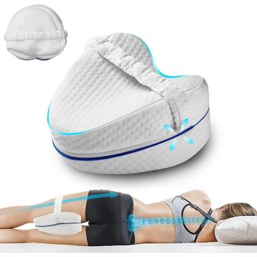 Imagem de Almofada de perna, valor adicional de oferta $ 9 Fronha sobressalente, almofada de joelho para travessas laterais, almofadas de perna para dormir, almofada de joelho para dormir, adequada pa