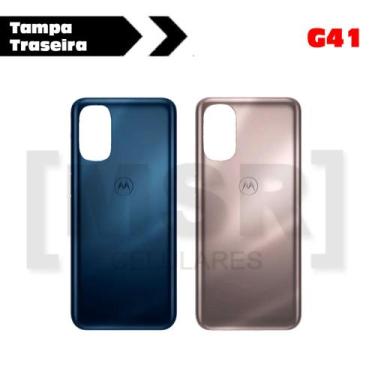 Imagem de Tampa traseira ORIGINAL celular MOTOROLA modelo G41, CHAMPANGE