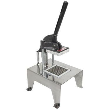 Imagem de Cortador Picador de Mesa Grande Inox Profissional Legumes Fruta Batata