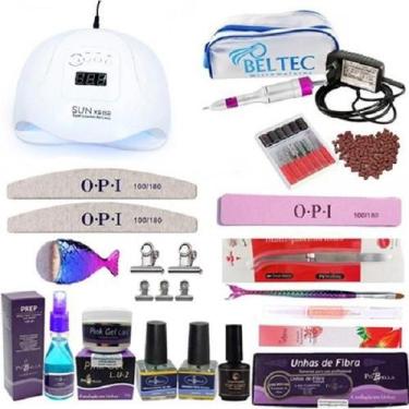 Imagem de Kit Manicuri Piubella Para Unhas De Fibra E Gel Com Cabine - Piubella,