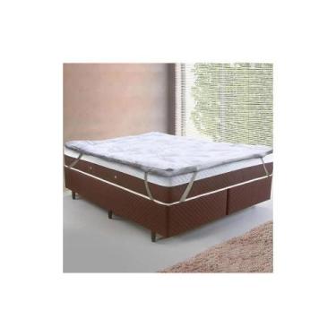 Imagem de Pillow Top Queen Tessi Toque de Plumas - HIPER TEXTIL, BRANCO, .