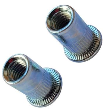 Imagem de Rebite Rosca 1/4 Arrebite Porca Repuxo Com Aba Plana 600 Pça - Sukira