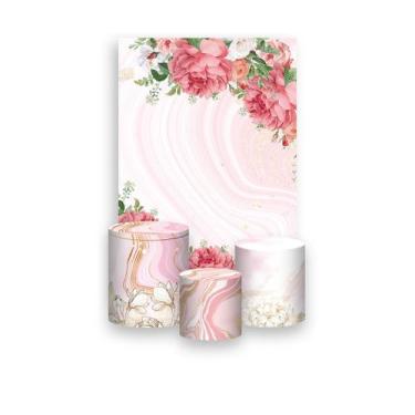 Imagem de Painel De Festa Vertical 1,50 x 2,20 + Trio De Capas Cilindro - Dia da