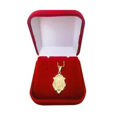 Imagem de Pingente Feminino Nossa Senhora das Graças Folheada a Ouro 18k - Dinis