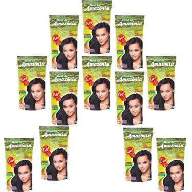 Imagem de Amazonia Preto Medio (Preto Natural) Hene em Gel 180gr Divina Dama Pou
