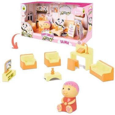 Imagem de Happy Families Little Pets Sala de Estar e Ovelha Samba Toys