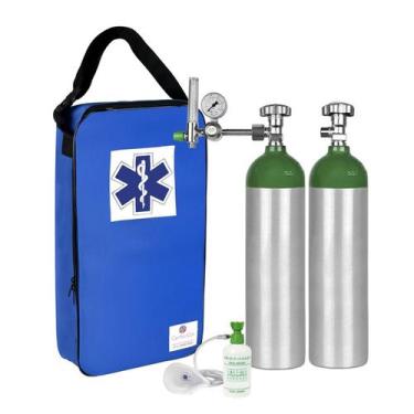 Imagem de Kit Oxigênio 3L 2 Cilindros Bolsa Royal - Corcenter