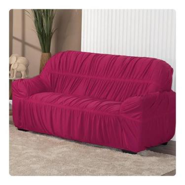 Imagem de Capa De Sofá Elasticada 3 Lugares King Protetor Pink - Shop Casa Nobre