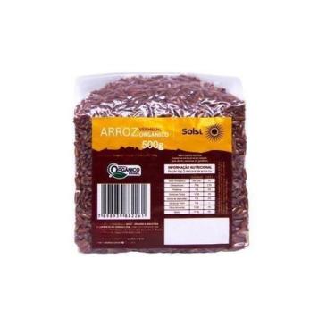 Imagem de Arroz Vermelho Orgânico Integral À Vácuo Solst 500 G